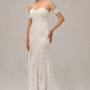 import placeholder for charming ivory lace mermaid beach weddin 160220155