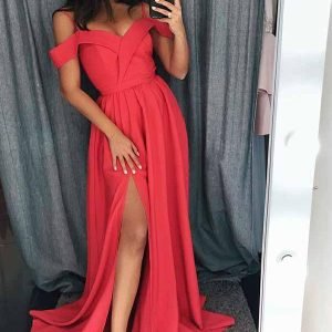 Prom Dresses import placeholder for unique cold shouldmr red satin straps a 160220524